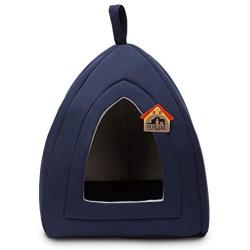 Hollypet Self-Warming Comfortable Triangle Cat Bed Tent House, 13 × 13 × 14 inches