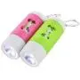 LED Flashlight Dog Waste Bag Dispenser Holder with Pet Waste Bag Poop Roll Bags (2 Packs)