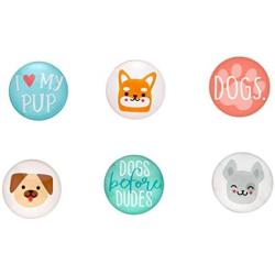 Pearhead Dog Kitchen Magnets, Pet Themed Refrigerator Magnets, Dog Décor