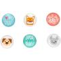 Pearhead Dog Kitchen Magnets, Pet Themed Refrigerator Magnets, Dog Décor