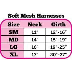 Mirage Pet Products 73-34 LGAQ Pink Birthday Cake Chipper Aqua Harness, Large