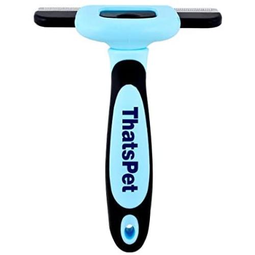 ThatsPet Dog and Cat Brush for Shedding, Long & Short Hair Pet Undercoat Grooming & Shedding Brush Tool for Small, Medium and Large Dogs and Cats - Deshedding Tool - Reduces Shedding by 95% in Minutes