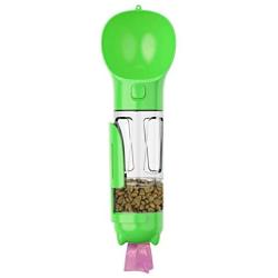 Newthinking Dog Water Bottle for Walking, Portable Dog Water Travel Dispenser with Food Container, Poop Shove and Waste Bag for Pets Outdoor Walking, Hiking, Travel