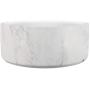 Awesome eMERCHency White Marble Stone Dog Bowl 7'' x 3'' Ceramic Pet Dog Marble Dish