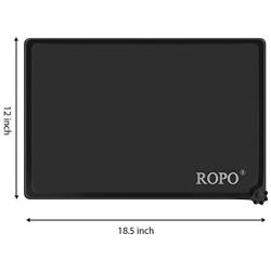 ROPO Dog and cat Food mat, pet Feeding mat, Silicone Dog and cat pet Feeding mat, pet Bowl mat