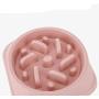 DotPet Slow Feeder Bowl, Fun Interactive Feeder Bloat Stop Dog Bowl Preventing Feeder Anti Gulping Drink Water Bowl Fan Shape Healthy Eating Diet for Pet Puppy