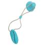 Xqpetlihai Multifunctional Dog chew Toy ,Dog Rope Ball Toys with Suction Cup for Aggressive chewers,Dog Teeth Cleaning Interactive Pet Tug Toy