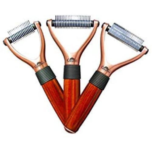 Kenchii Luxury Pet Grooming Rake - Choose Sizes 16-Teeth, 23-Teeth, 40-Teeth