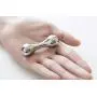 Polar Metals Solid Titanium Knucklebone Dexterity Toy | Anxiety Relief | Fidget Toys | Desk Accessories Polar Metals Solid Titanium Knucklebone Dexterity Toy | Anxiety Relief | Fidget Toys | Desk Accessories