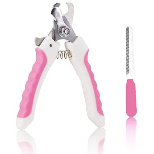 SunteeLong Pets Nail Clippers Cat Dog Nail Trimmers with Safety Guards to Avoid Over Cutting,Free Nail File,Sharp Blade with Lock Switch,Professional Pet Grooming Tool for Animals Large Small Dogs