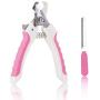 SunteeLong Pets Nail Clippers Cat Dog Nail Trimmers with Safety Guards to Avoid Over Cutting,Free Nail File,Sharp Blade with Lock Switch,Professional Pet Grooming Tool for Animals Large Small Dogs