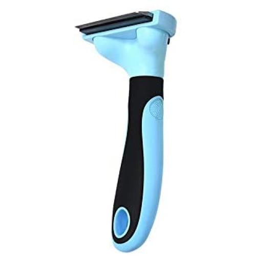 LRHD Floating Hair Buster Combs Golden Retriever Combs Special Dog Combs for Large, Medium and Small Dogs Hair Brush for Long Hair to Dog Hair Cleaner Artifact (Blue/Pink)