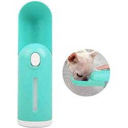 MoMaek Dog Water Bottle, Leak Proof Portable Puppy Water Dispenser with Drinking Feeder for Pets Outdoor Walking, Hiking, Travel, Retractable Drinking Bottle with Food Grade Silicone, BPA Free