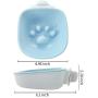 Andiker Cat Crate Hanging Slow Feeding Bowl, Removable Cat Cage Bowls with Bolt Holder Cat Slow Feed Bowl, Cat Puzzle Bowl to Keep Fit Slow Eating Cat Food Bowl for Small Puppy or Kitten