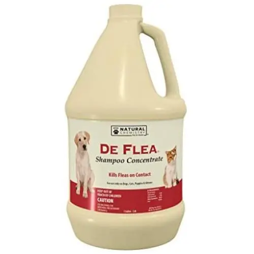 Natural Chemistry De Flea Concentrate Flea and Tick Shampoo, 1-Gallon