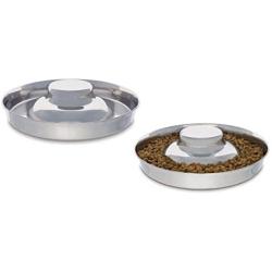Pro Select Stainless Steel Multi Puppy Pan Litter Feeder Dish Dog Bowl Saucer Choose Size