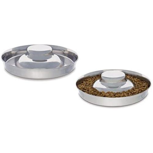 Pro Select Stainless Steel Multi Puppy Pan Litter Feeder Dish Dog Bowl Saucer Choose Size