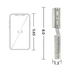 Manual Pet Hair Trimmer with Extra Blades and Comb Grooming Dog Cat Razor for Thin & Thick Coat Cutting and Styling