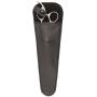 ShearsDirect Stainless Curved Set Handle Cutting Shear with Adjustable Gem Stone Tension, 7''
