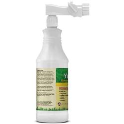 NaturVet – Yard Odor Eliminator Plus Citronella Spray – Eliminate Stool and Urine Odors from Lawn and Yard – Designed for Use on Grass, Patios, Gravel, Concrete & More – 32oz with Hose Nozzle