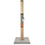 SmartyKat, Triple Tower, Cat Scratching Post, Vertical Combination Scratcher, with Burlap, Carpet and Jute, Includes 2 Bonus Catnip Cat Toys