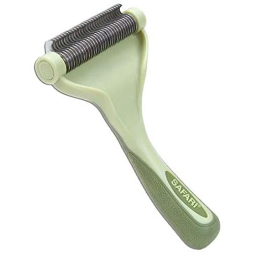 Safari Shed Magic De-Shedding Tool for Dogs, Medium, Pet Supplies for Dogs with Short to Medium Hair, Dog Grooming, Dog Gifts, Dog Accessories, Dog Supplies, Dog Brushes for Shedding