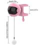 DSstyles Electric Cat Teaser Ball,Automatic Lifting Spring Rod Lifting Ball Interactive Puzzle Toy