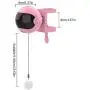 DSstyles Electric Cat Teaser Ball,Automatic Lifting Spring Rod Lifting Ball Interactive Puzzle Toy