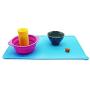 Love Dream Cat Dog Bowl Mat Silicone Pet Feeding Mat, BPA-Free, Easy Clean, Cat Dog Feeding Mat Waterproof Washable