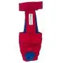 Barkertime Premium Waterproof Dog Diaper Overall - Made in USA - Cherry Red Escape-Proof Premium Waterproof Dog Diaper Overall