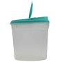 Airtight Dry Food Grain Flour Keeper Sealed Tank Storage Container with Lid Flap