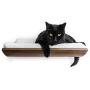 Akemi Tanaka Curve Modern Bentwood Wall-Mounted Cat Perch Cat Window Seat Cat Shelf