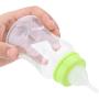 Yolispa Puppy Feeding Bottle Set with Scale Transparent Silicone Nipple Brush Washable Durable Nursing Tools 5oz 150ml for Milk Water Liquor
