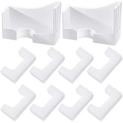 Honoson 8 Pieces Pet Fountain Foam Filter Replacement Pre Foam Replacement Filters Replacement Foam Filter with 2 Pieces Holder Pre-Filters Compatible with PETKIT EVERSWEET