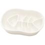 ikjuh Pet Ceramic Slow Feeder Bowl for Cats Dogs Anti Gulping Prevent Indigestion and Obesity Foods and Water Interactive Slow Feeding Bowls