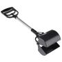 1 Dog Cat Pooper Scooper Rake Pet Large Metal Base Waste Poop Clean Up Grip Clip