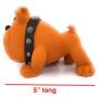 Bulldog - Squeaky Dog Toy - Soft, Natural Rubber (Latex) - for Puppies, Small Dogs & Medium Dogs - Indoor Play - Complies with Same Safety Standards as Childrens Toys