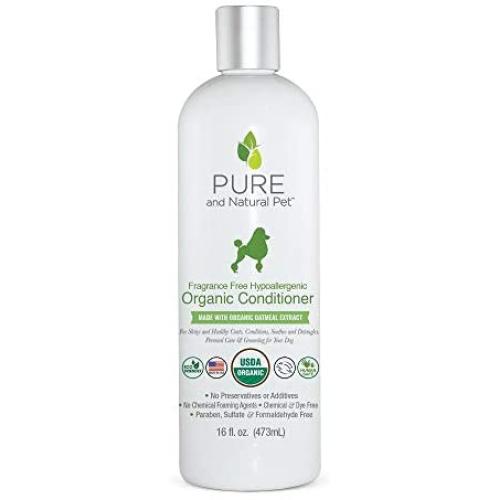 Pure and Natural Pet - Fragrance Free Hypoallergenic Organic Conditioner Fragrance Free 16 oz.