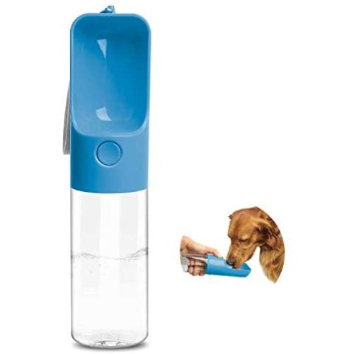 Hestarpet Dog Water Bottle for Walking, Leak Proof Portable Water Bottle with Bowl Dispenser, Pets Outdoor Drinking Water Bottle for Travelling, Hiking or Camping
