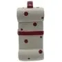 Comfy Hour 9'' Bone Shape Dog Food Storage Jar with Lid, Red and White Comfy Hour 9'' Bone Shape Dog Food Storage Jar with Lid, Red and White