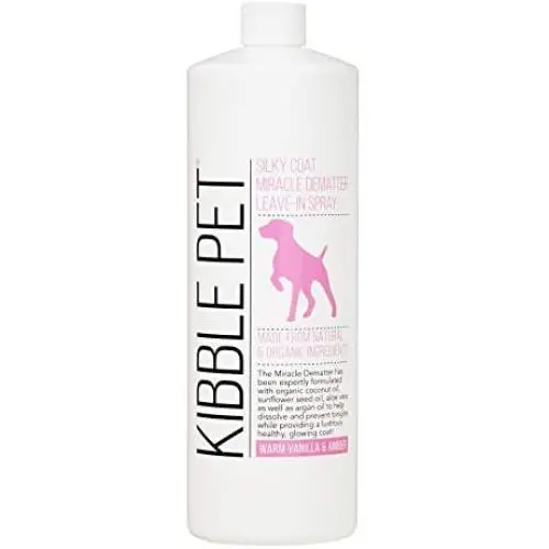 Kibble Pet Miracle Detangling Spray Hypoallergenic | Made with Natural and Organic Ingredients | Made in The USA | 33oz | for Dogs Kibble Pet Miracle Detangling Spray Hypoallergenic | Made with Natural and Organic Ingredients | Made in The USA | 33oz | for Dogs