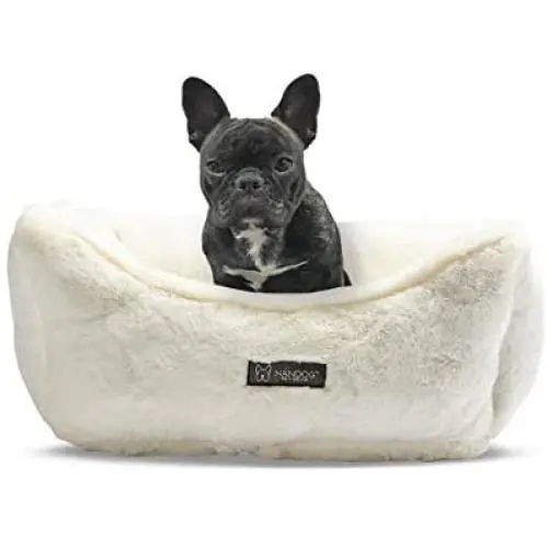 NANDOG Cloud Collection Cat and Dog Bed for Small to Medium Breeds – Made of Ultra Soft Micro Plush Fabric – Reversible Design with Double Stitched Seams (25”x21”x10”) NANDOG Cloud Collection Cat and Dog Bed for Small to Medium Breeds – Made of Ultra Soft Micro Plush Fabric – Reversible Design with Double Stitched Seams (25”x21”x10”)