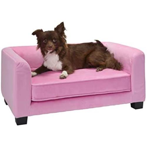 Enchanted Home Pet Surrey Pet Sofa - Pink, Small (CO3429-20PNK)