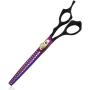Purple Dragon Professional 7.0/8.0 inch Pet Grooming Hair Cutting Scissor and 6.75/8.0 inch Dog Chunker Shear - Japan 440C Stainless Steel for Pet Groomer or Family DIY Use