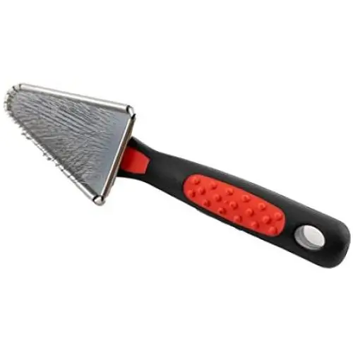 Ryans Pet Supplies Paw Brothers Soft Pin Triangle Slicker Brush for Dogs,