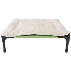 Midlee Fleece Dog Bed Topper for Dog Cot Beds (Cot not Included)…