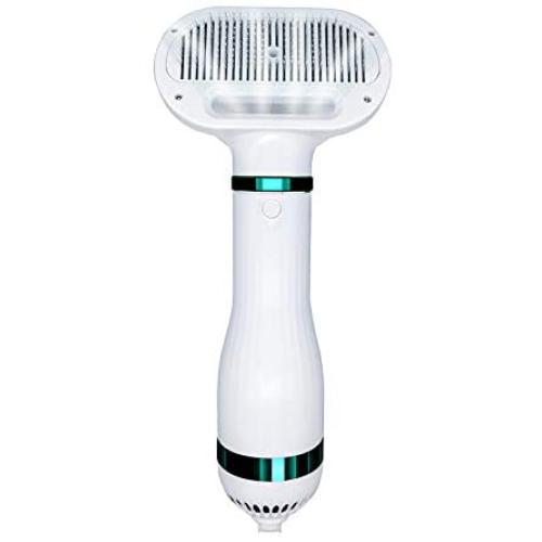 Pet Hair Dryer, 2 in 1 Pet Grooming Hair Dryer, Adjustable Temperatures Settings, Home Grooming Blower Heater, Professional Pet Blow Dryer, Slicker Brush, Dog, Cat