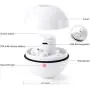 Interactive Cat Toys Ball with LED Light,360 Degree Self Rotating Ball,USB Rechargeable Cat Ball Toy,Stimulate Hunting Instinct Kitten Funny Chaser Roller Pet Toy (White) Interactive Cat Toys Ball with LED Light,360 Degree Self Rotating Ball,USB Rechargeable Cat Ball Toy,Stimulate Hunting Instinct Kitten Funny Chaser Roller Pet Toy (White)