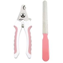 EnYL Dog Nail Clippers Trimmer Set with Safety Guard to Avoid Over-Cutting,Professional Grooming Tools for Dog Cat Rabbit