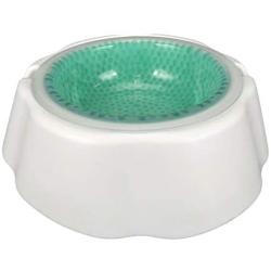 TDL Pet Frosty Bowl - Pet Water Bowl - Frosty Bowl Chilled Pet Water Dish - Keeps Water Cold Up to 8 Hours, 16 Ounces
